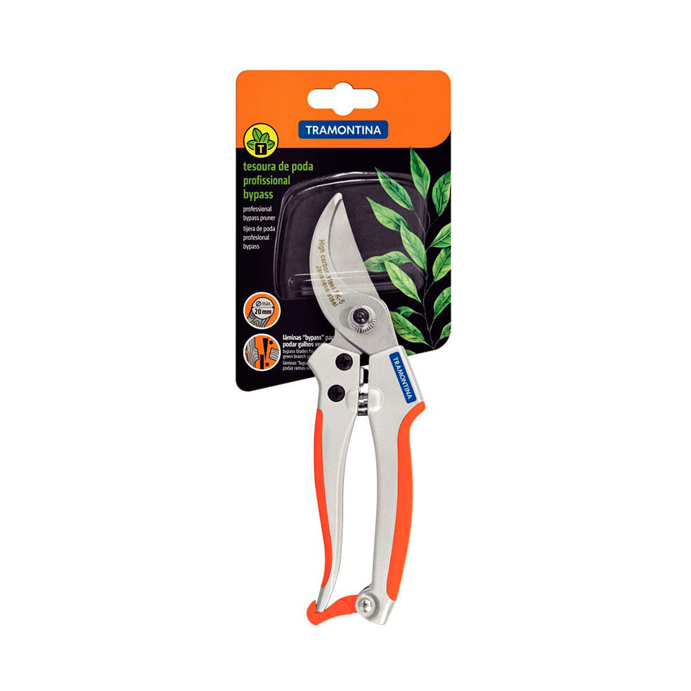 Tijera de Podar Profesional Acero Inoxidable 20 Cm Tramontina