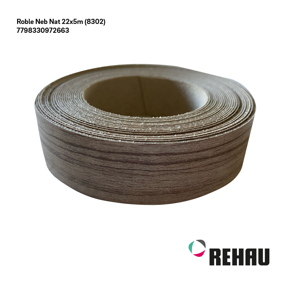 Tapacanto Roble Natural 22 Mm 5 Mts Rehau