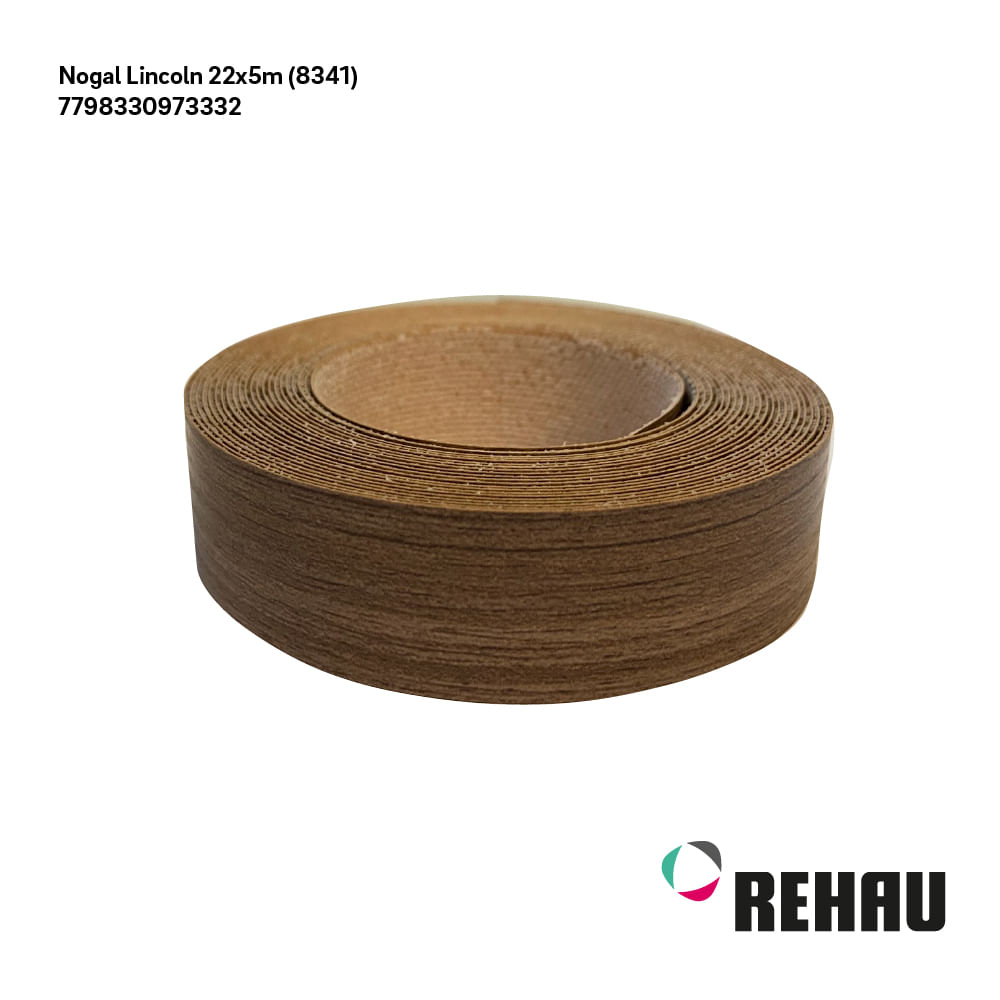 Tapacanto Melamina Nogal 22 Mm 5 Mts Rehau