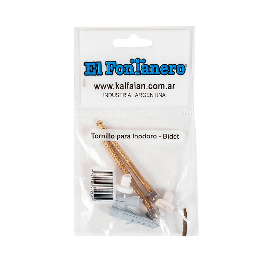 Tornillo para Inodoro Bidet Metal El Fontanero