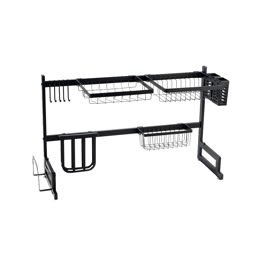 Escurridor Secaplatos Metal 65X31,5X52,5 Cm Negro Suka