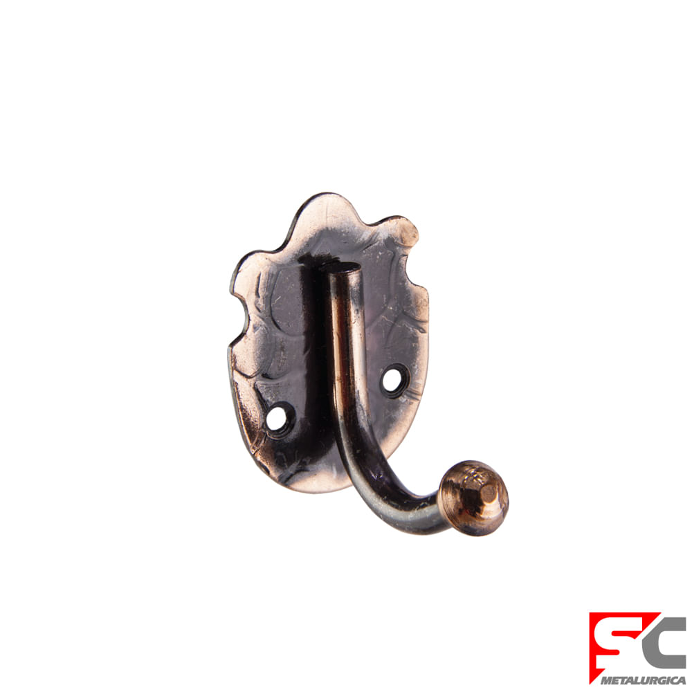 Perchero de Pared Hierro Negro 1,11x3,5 Cm Sc Metalurgica