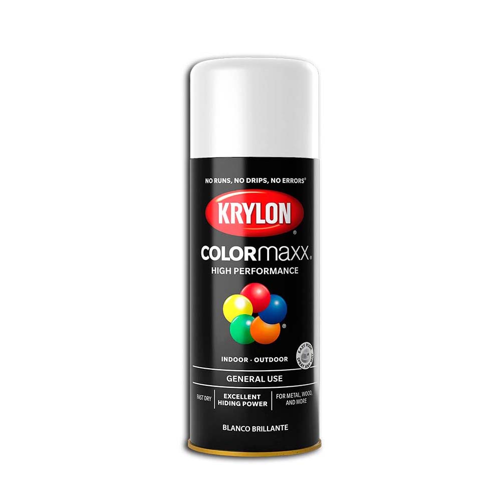 Aerosol Blanco Brillante 400 Cc Color Maxx Krylon