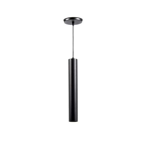 Colgante Tubo 1 Luz GU10 Negro 35 Cm Balucce