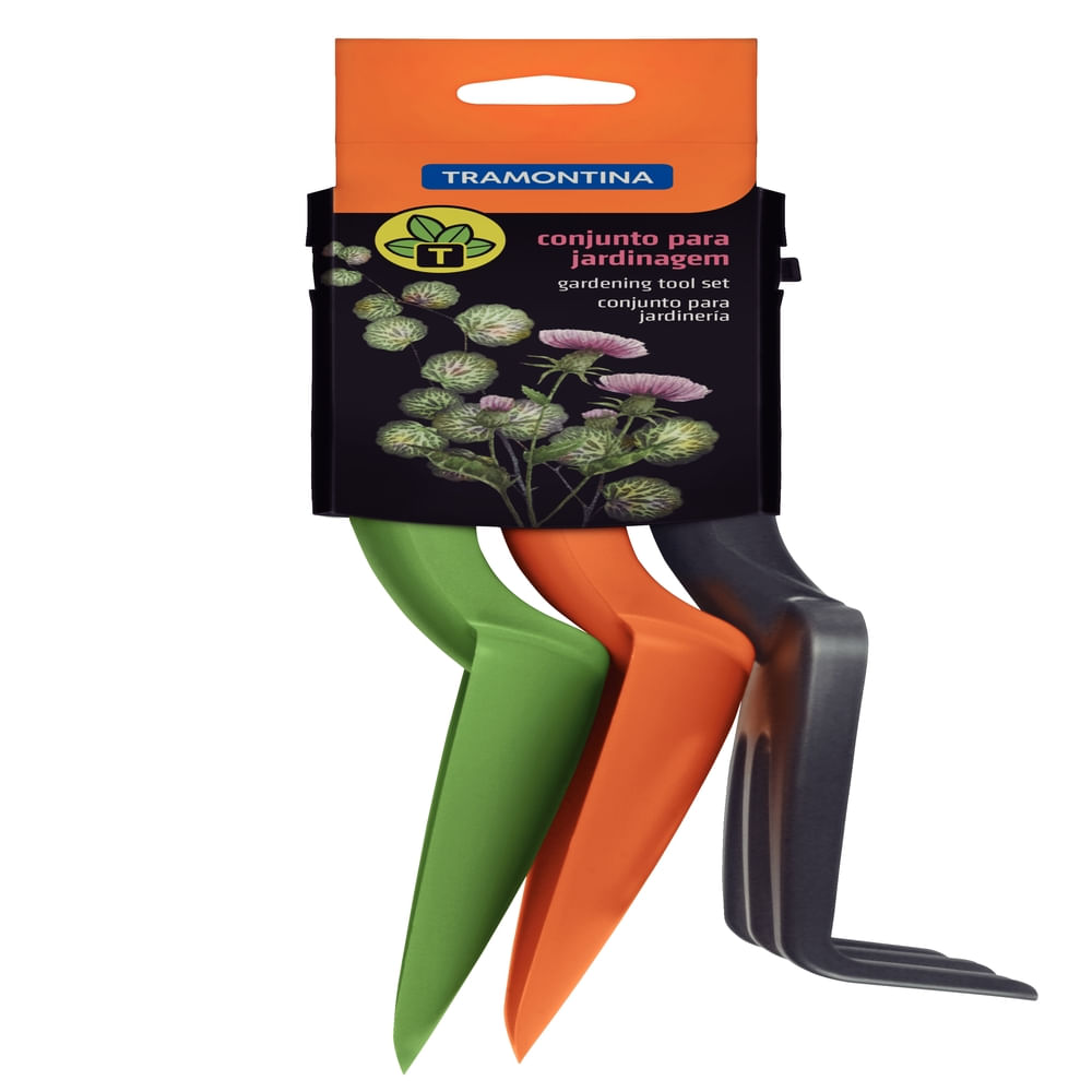 Set Herramientas Jardinería PVC 32,5 Cm Tramontina