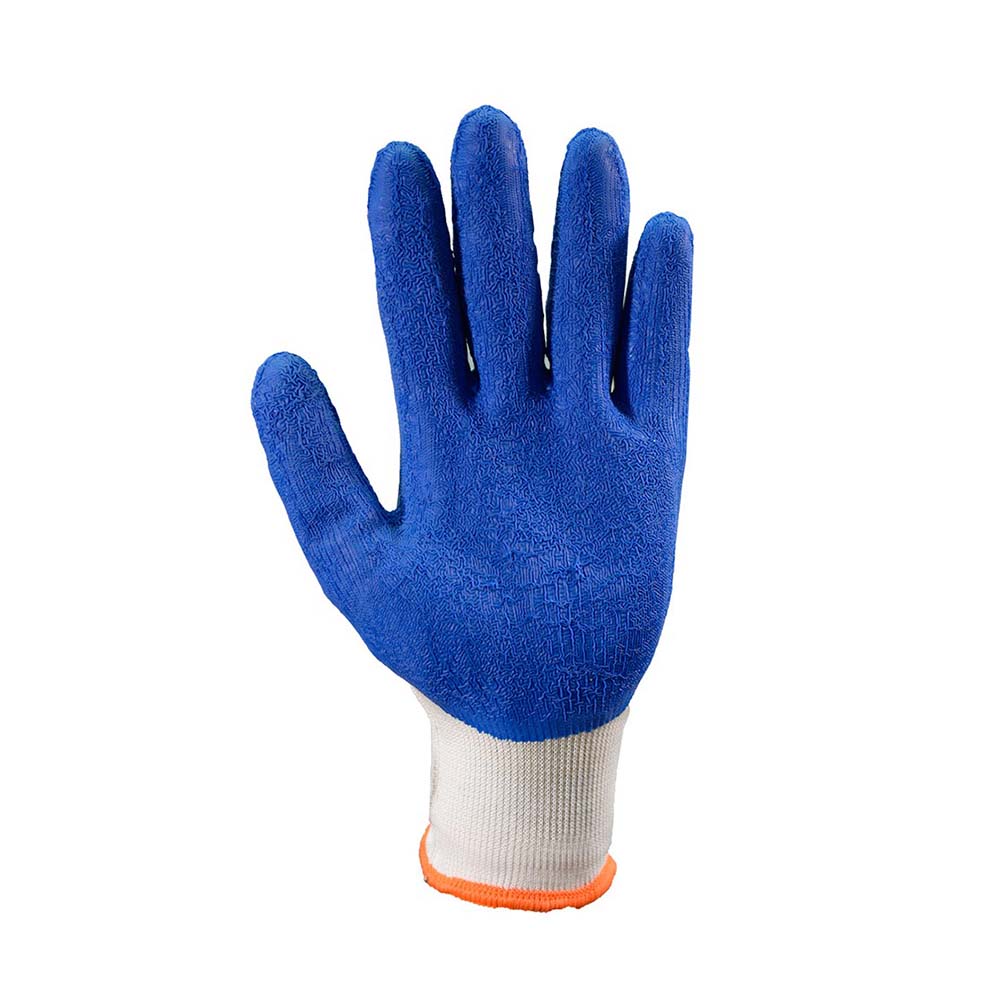 Guante de Látex Sin Costura Azul DP