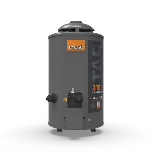 Termotanque a Gas 210 Lts 5600 Kcal/H Gris TAR 210 Emege