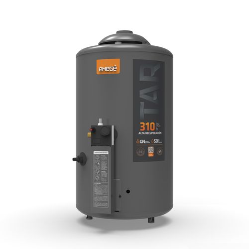 Termotanque a Gas 310 Lts 7800 Kcal/H Gris TAR310 Emege