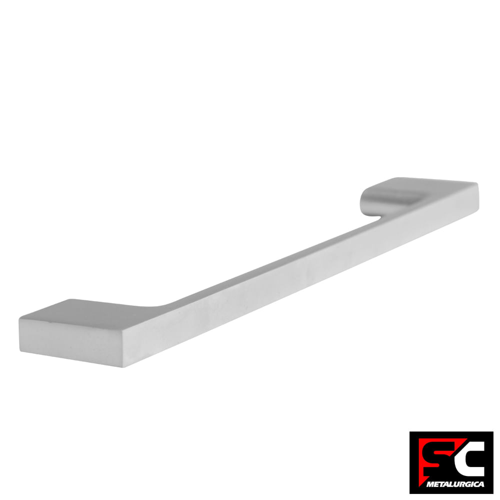 Tirador Zamac 195x8x28 Mm Cromomate Sc Metalurgica