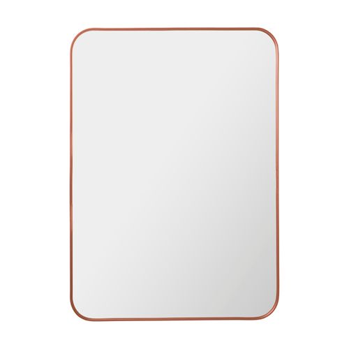 Espejo Rectangular 70x50 Cm Marco PVC Cobre Reflejar