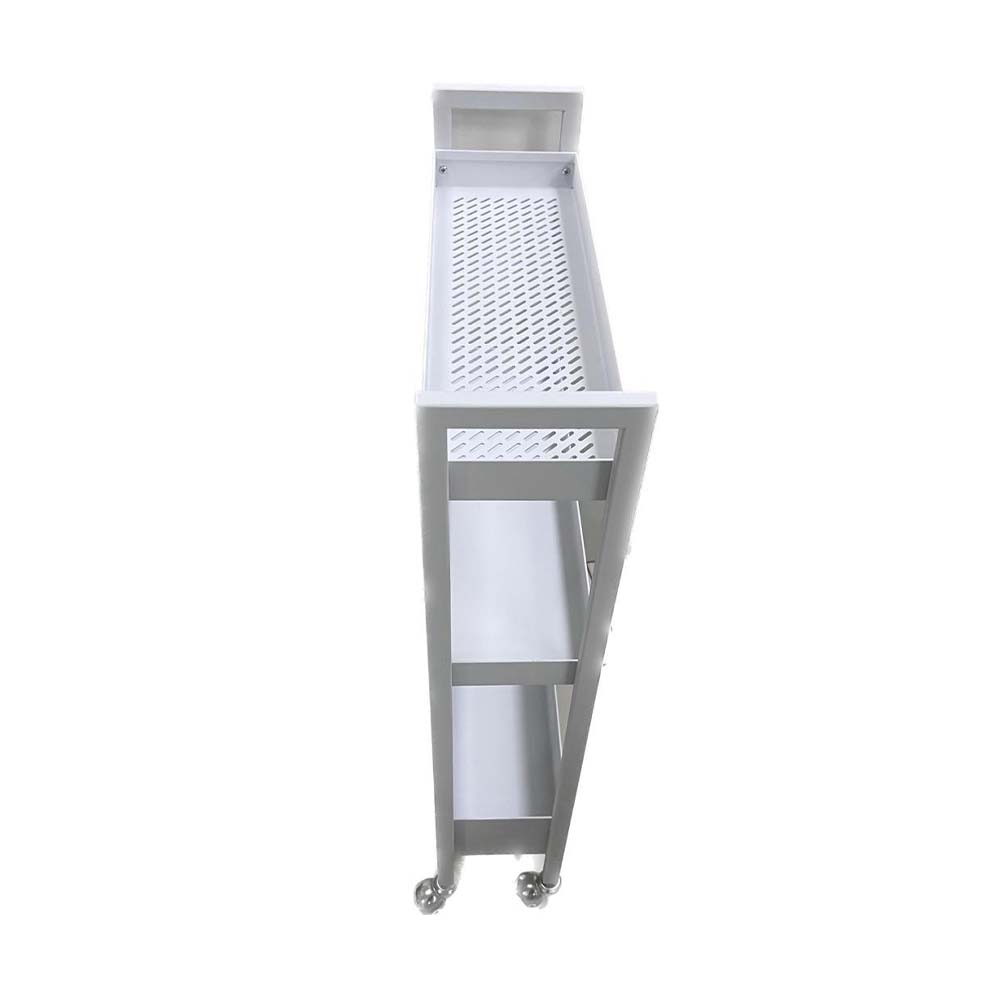 Carro Organizador Acero Pintado 51x16x81 Cm Blanco Eurotecno