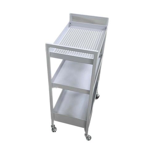 Carro Organizador Acero 51x30x81 Cm Blanco Eurotecno