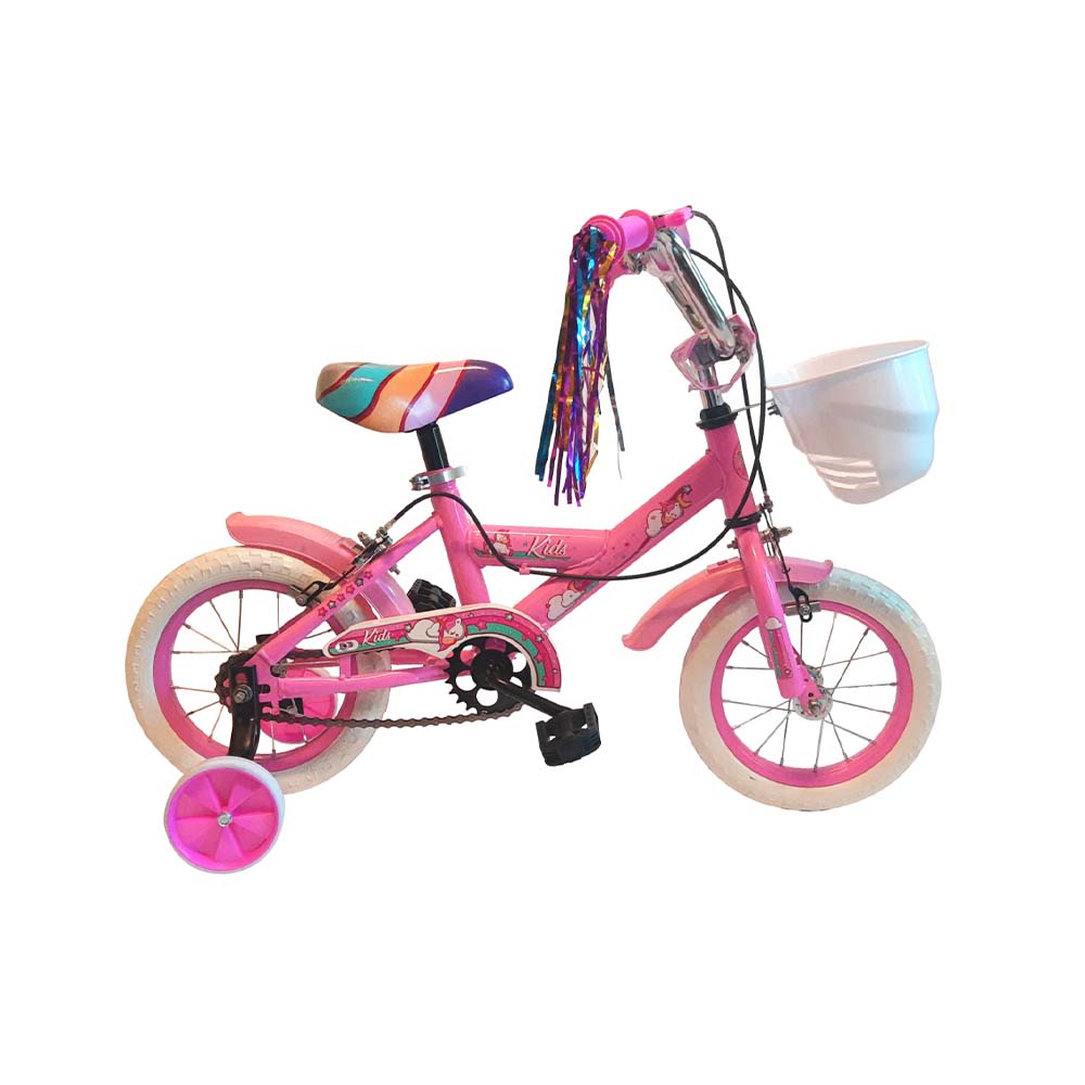 Bicicleta Acero R12 Rosa Nena Jordan Easy