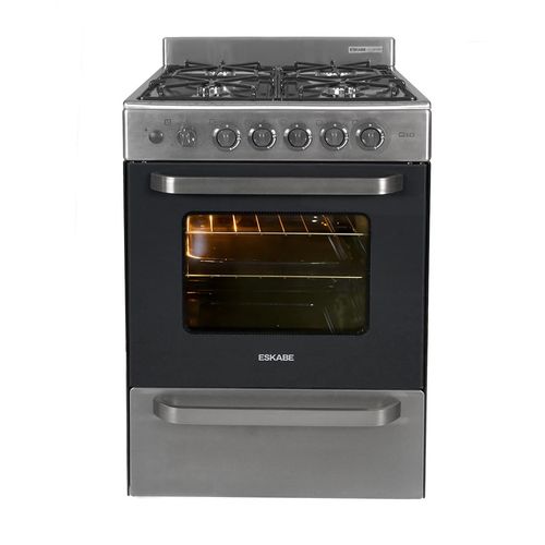 Cocina a Gas 57 Cm Gris Q10 X Eskabe