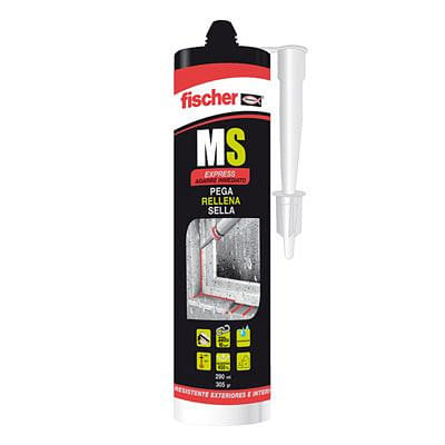 Sellador Adhesivo MS Negro 290 Ml Fischer