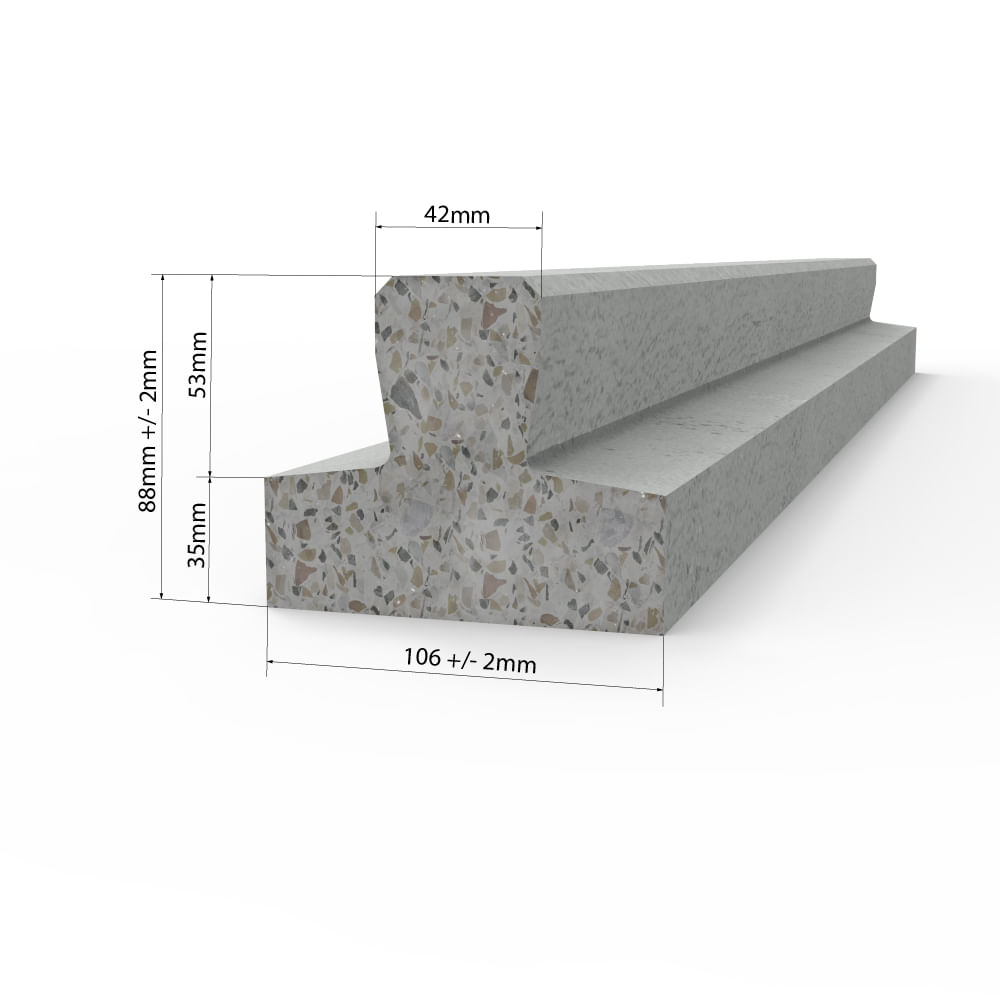 Vigueta Pretensada 106x8x3 Cm Shap