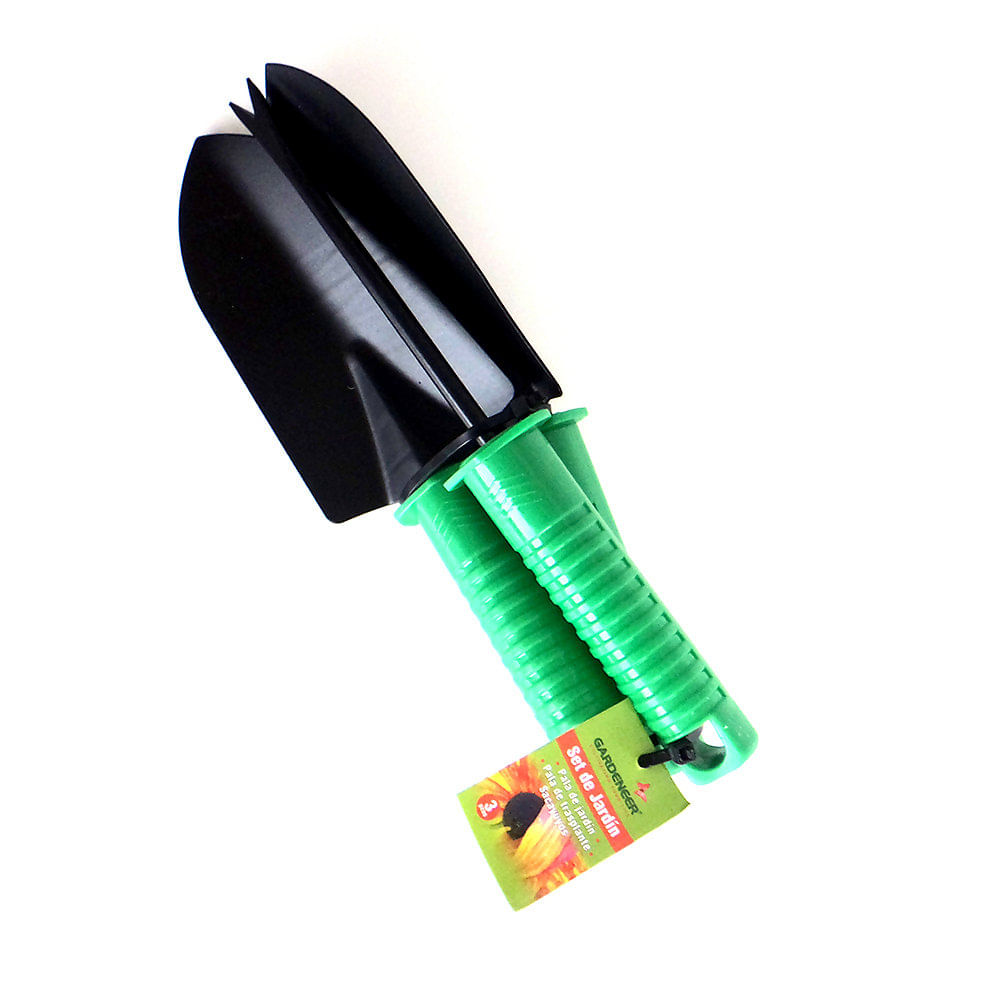 Set X 3 Herramientas de Jardín Con Cabo de Plástico Gardeneer