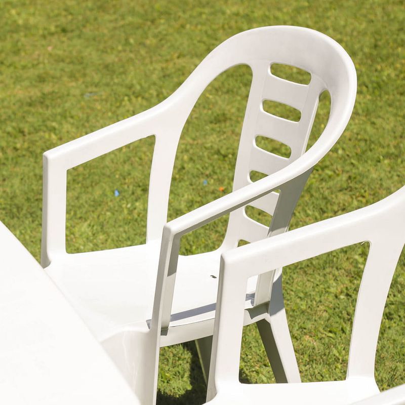 Silla Plástica Reforzada QUALITY PLASTIC 40135 Blanca