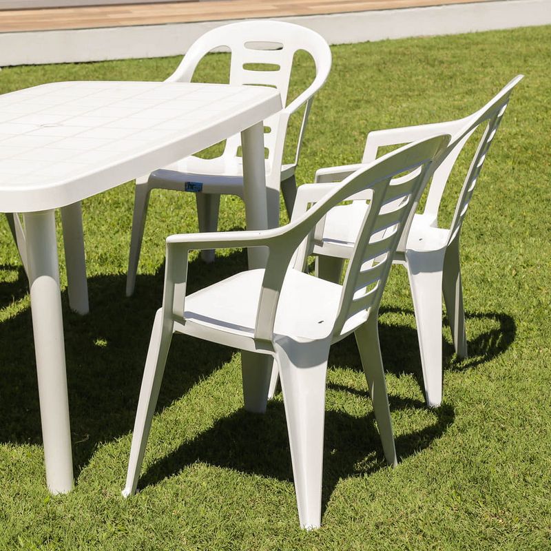 Silla Plástica Patio Blanca - Easy