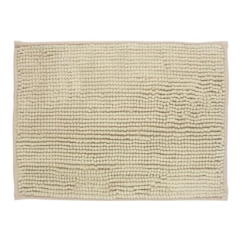 Alfombra Textil Blanco 45X33 Cm Liviana Amalfi