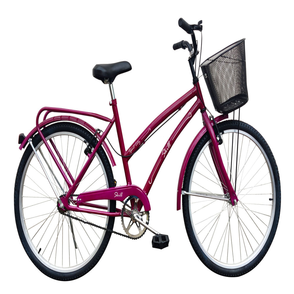 BICICLETA 26 PASEO URBANA FUCSIA Easy
