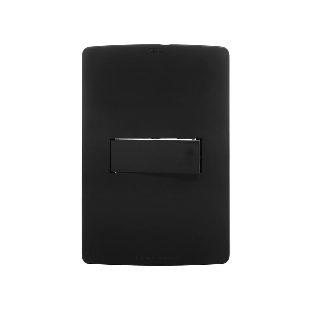 Línea Armada 1 Interruptor Negro 10A Silight Sica