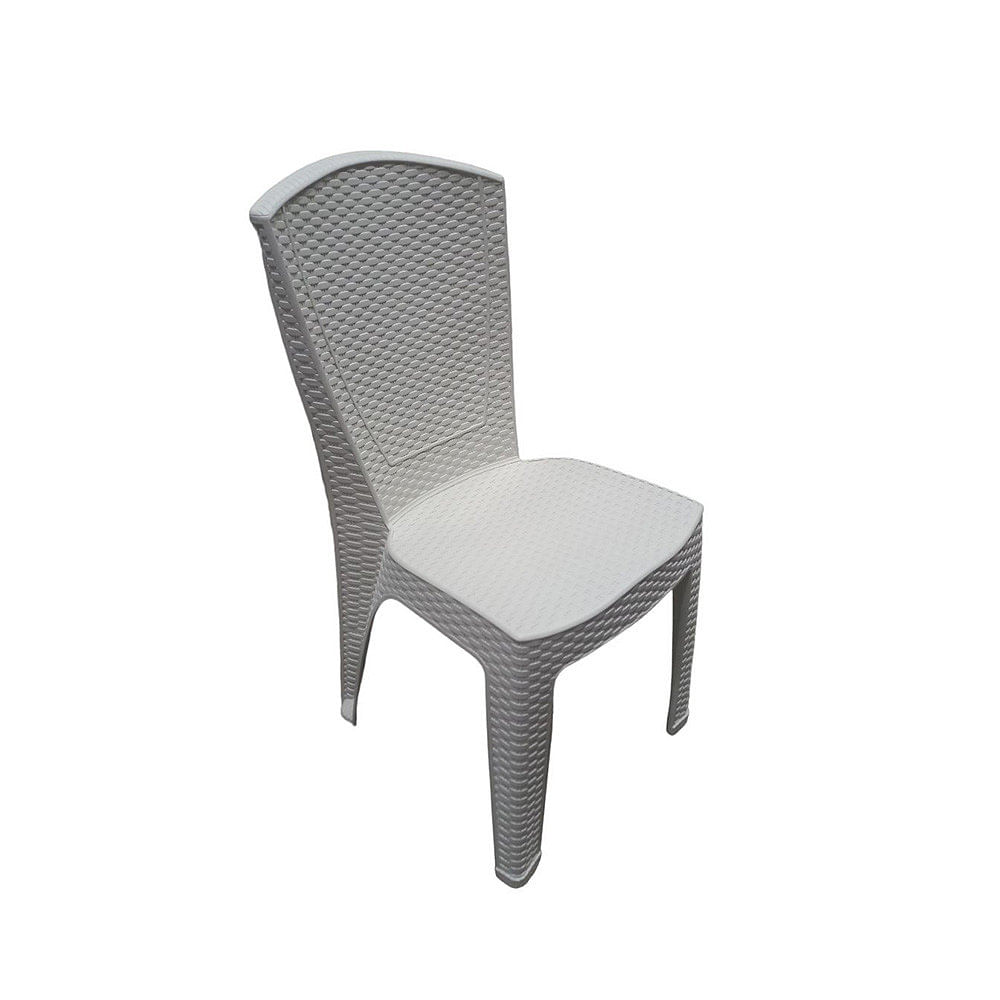 Silla Polipropileno 1 Cuerpo Plásticos Poo Rattan