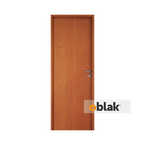 Puerta Placa 80x10 Cm Curupi Marrón Apertura Izquierda Practika Oblak