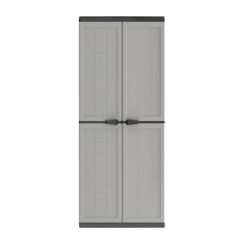 Gabinete Polipropileno Gris 39x68x166 Cm Jolly