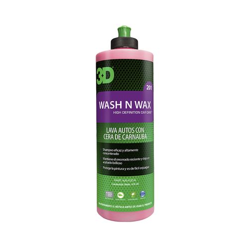 Shampoo con Carnauba para Autos 470 Ml 3D