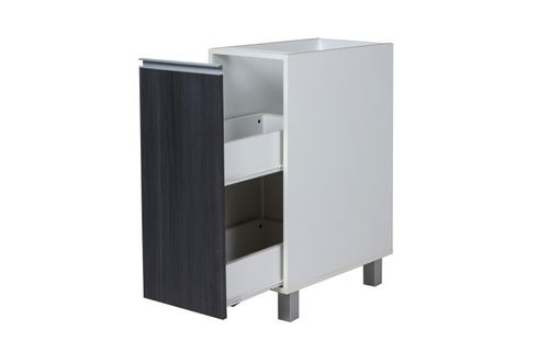 Bajo Mesada Potenza Melamina 81,9x30x57,7 Cm 1 Puerta Antracita Ricchezze