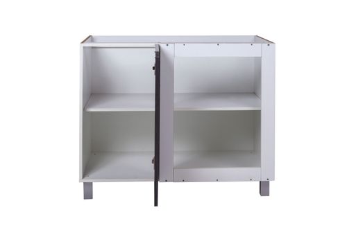Bajo Mesada Potenza Melamina 81,9x98x57,7 Cm 1 Puerta Antracita Ricchezze