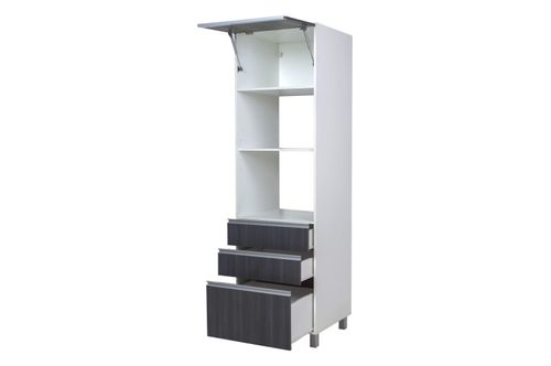 Organizador Multiuso Potenza 0.60 Mts Antacita Ricchezze