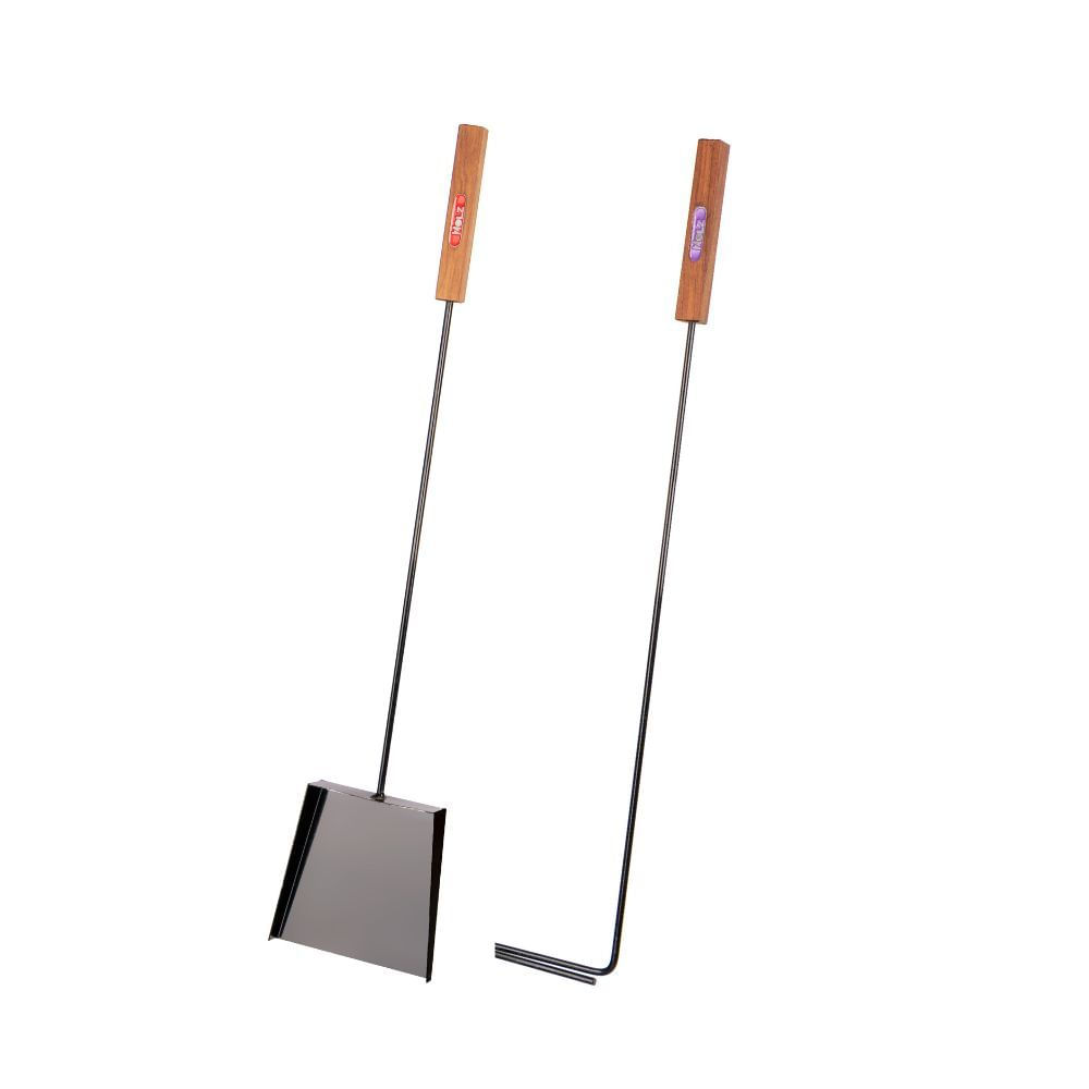 Set Parrilleros Pala y Atizador 69x17x3 Cm Holz