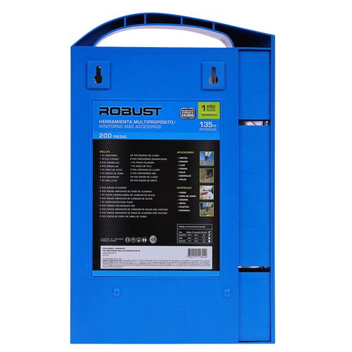 Set Accesorios para Minitornos 200 Piezas HEEAPEROB154 Robust