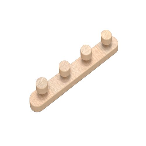 Perchero de Pared 57X8X6 Cm Madera Roble Casalivre