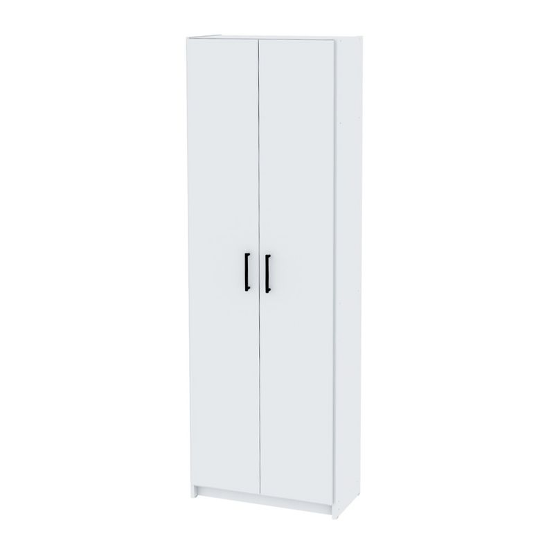 Escobero 2 puertas. Alto 180cm - Blanco