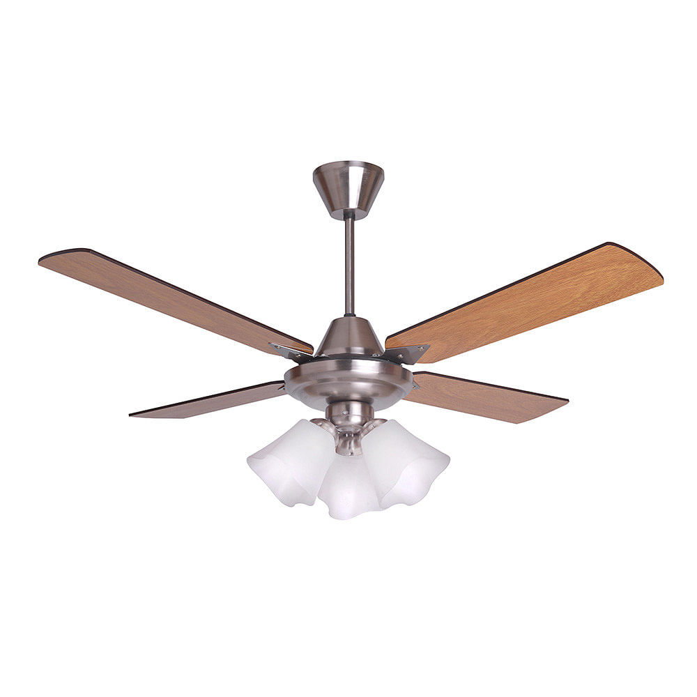 Ventilador de Techo 120 Cm 80 W 5 Velocidades Gris AX-VTPO Axel