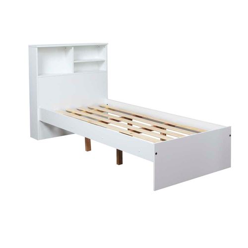 Cama Funcional 1 Plaza 213x89.8x102 Cm Blanco Ricchezze