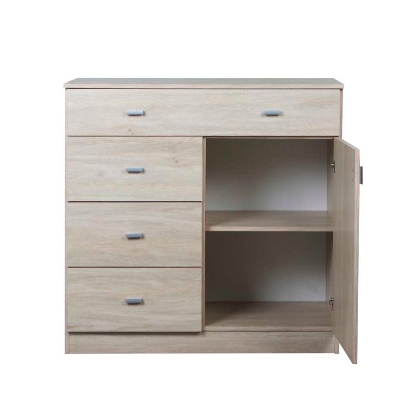 Cómoda blanca madera 110x45x100cm - Muebles Chaflan