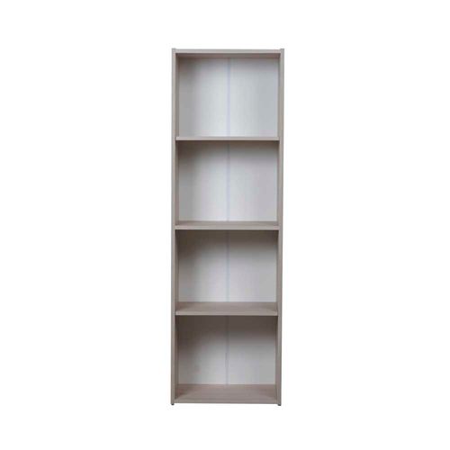 Biblioteca 4 Estantes 144,5x45x30 Cm Melamina Pino Mesina Ricchezze