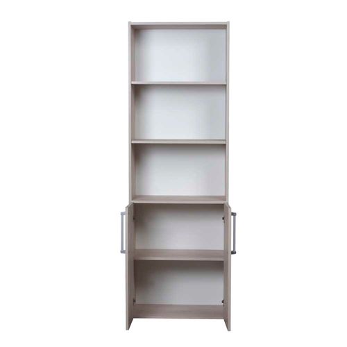 Biblioteca 5 Estantes 180x60x30 Cm Melamina Pino-Aland Mesina Ricchezze
