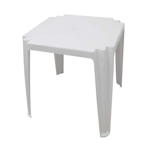 Mesa Polipropileno Blanco 70X70 Cm Monocasco Quality Plastic
