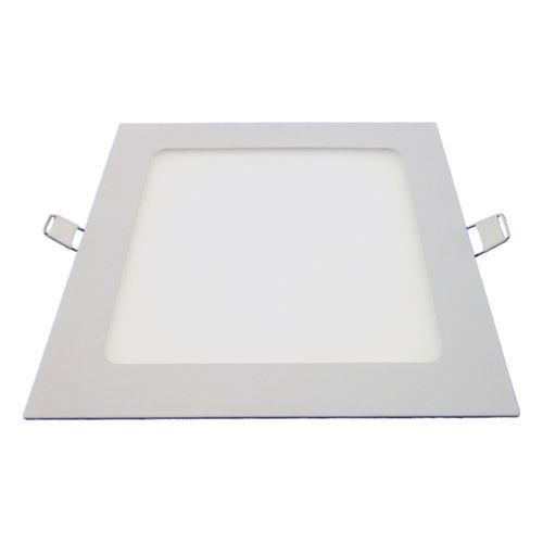 Led Plafón Cuadrado Embutible 18 W Luz Cálida Sica