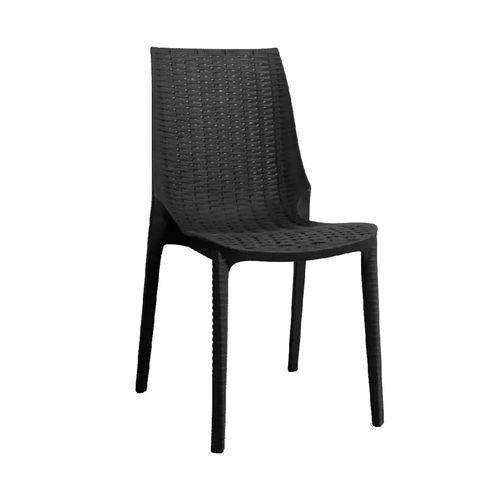 Silla Plástico Símil Rattan Quality Harmony
