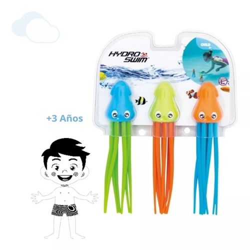 Flotador Calamar 18 Cm Surtido x3 Un Bestway