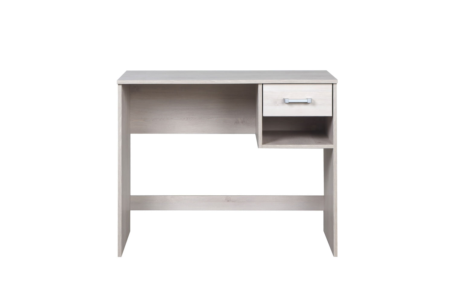 Escritorio 90x42.5x76.2 Cm Melamina Blanco/Gris Ricchezze