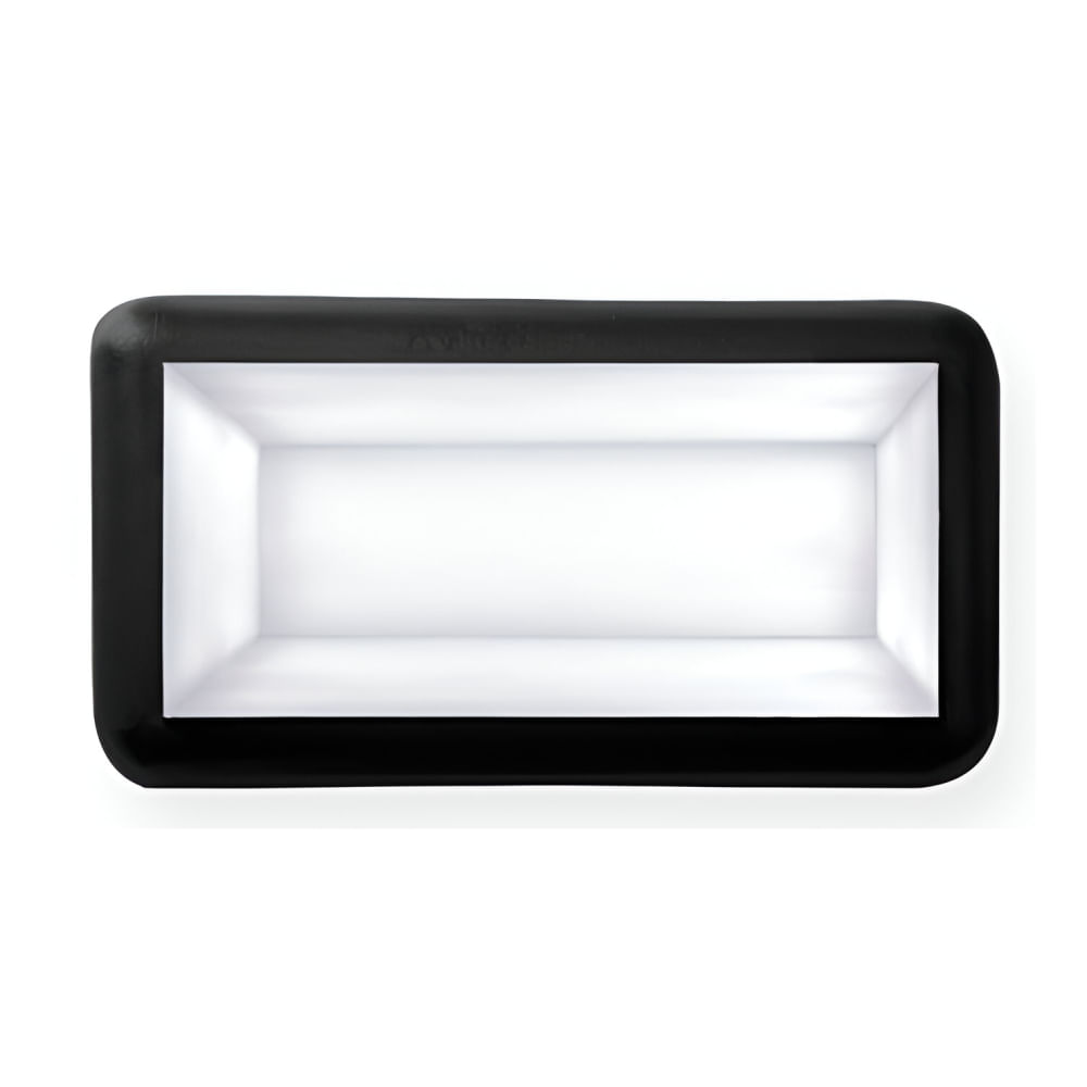 Tortuga PVC Ref Cuadrada 1 Luz E27 Negro Faroluz