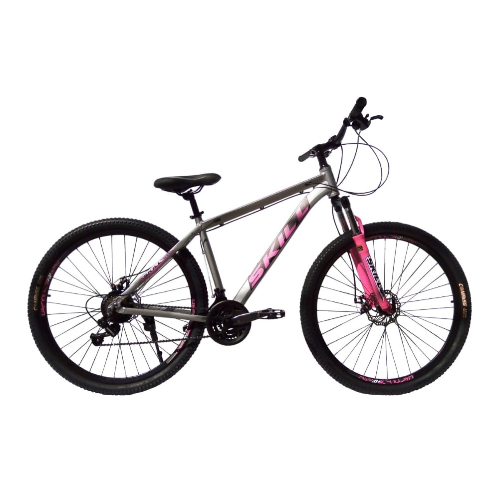 Bicicleta Mountain Bike Bicicleta Negra Con Fucsia Bicicleta R29