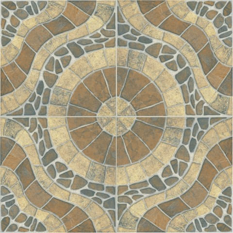 Cerámico para Piso 46X46 Cm Diseño Piedra Apiano Alberdi